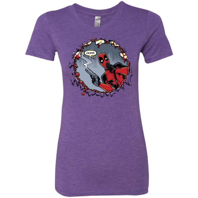 T-Shirts Purple Rush / S Deadpool 007 Women's Triblend T-Shirt