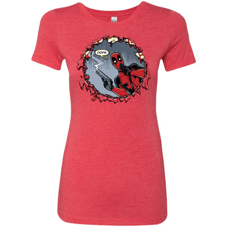 T-Shirts Vintage Red / S Deadpool 007 Women's Triblend T-Shirt