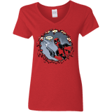 T-Shirts Red / S Deadpool 007 Women's V-Neck T-Shirt