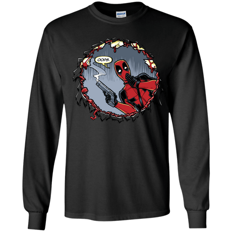 T-Shirts Black / YS Deadpool 007 Youth Long Sleeve T-Shirt