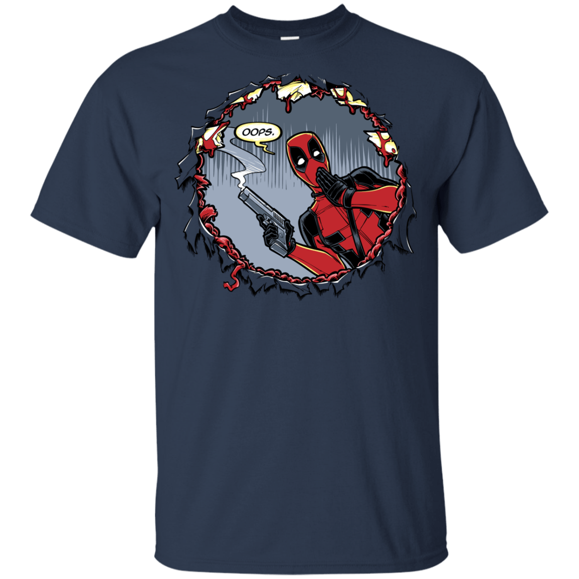 T-Shirts Navy / YXS Deadpool 007 Youth T-Shirt