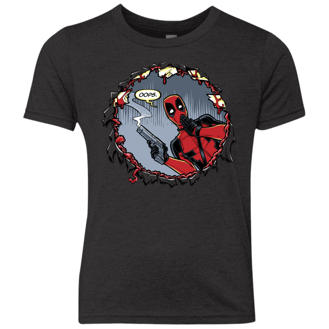 T-Shirts Vintage Black / YXS Deadpool 007 Youth Triblend T-Shirt