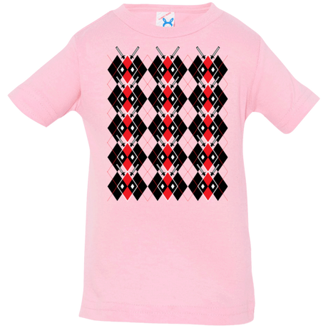 T-Shirts Pink / 6 Months Deadpool Argyle Infant Premium T-Shirt