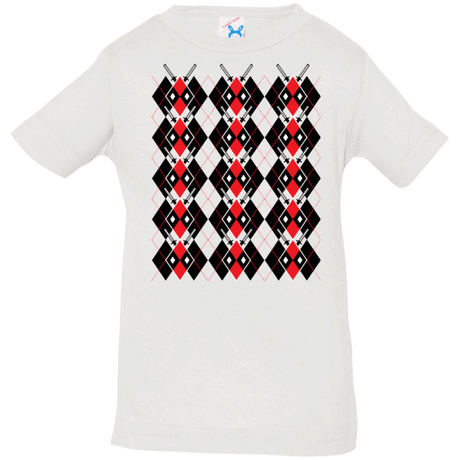 T-Shirts White / 6 Months Deadpool Argyle Infant Premium T-Shirt