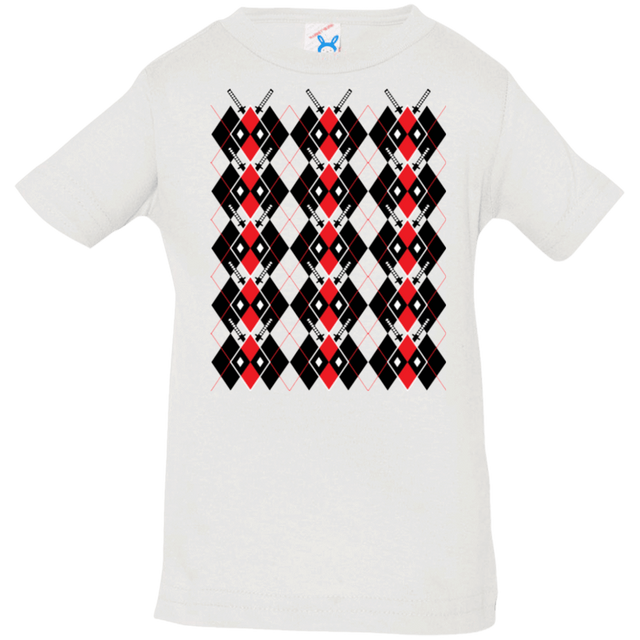 T-Shirts White / 6 Months Deadpool Argyle Infant Premium T-Shirt