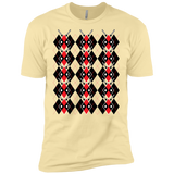 T-Shirts Banana Cream / X-Small Deadpool Argyle Men's Premium T-Shirt