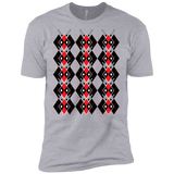 T-Shirts Heather Grey / X-Small Deadpool Argyle Men's Premium T-Shirt