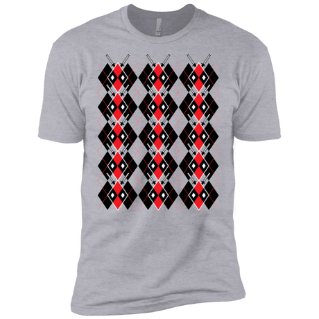 T-Shirts Heather Grey / X-Small Deadpool Argyle Men's Premium T-Shirt