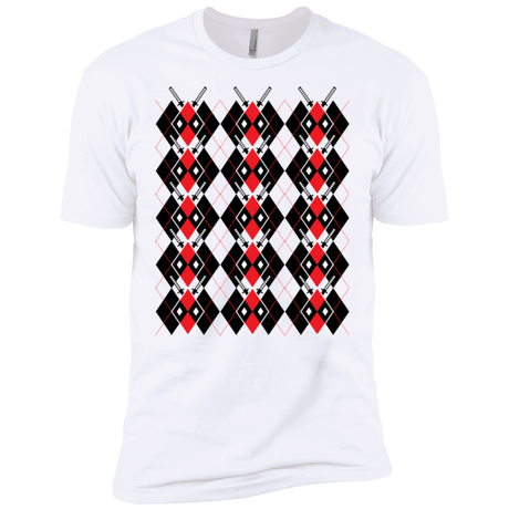 T-Shirts White / X-Small Deadpool Argyle Men's Premium T-Shirt