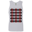 T-Shirts Heather Grey / Small Deadpool Argyle Men's Premium Tank Top