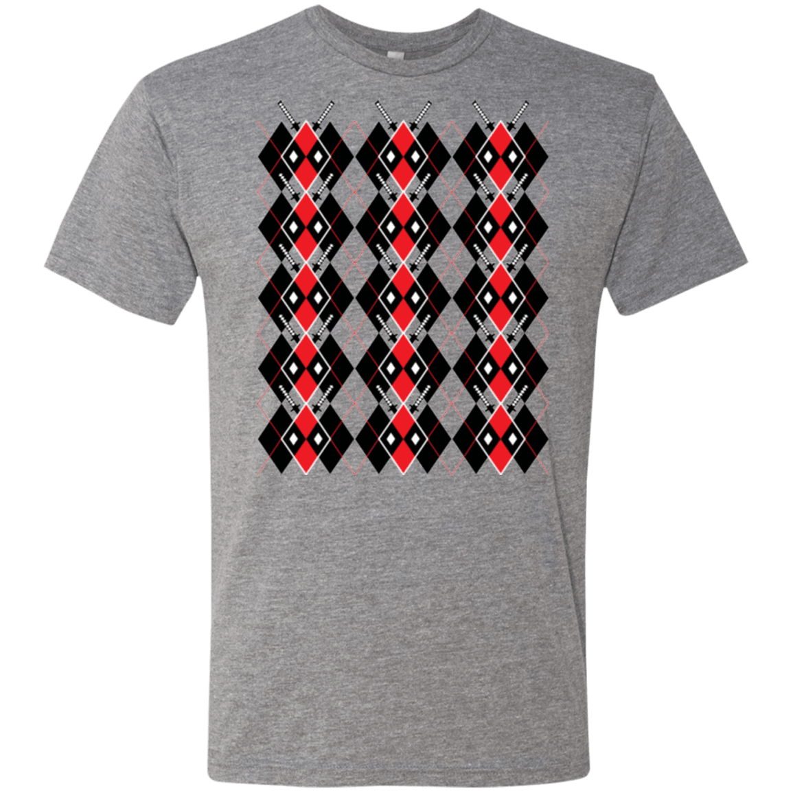 T-Shirts Premium Heather / Small Deadpool Argyle Men's Triblend T-Shirt