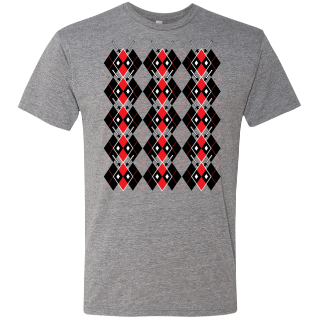 T-Shirts Premium Heather / Small Deadpool Argyle Men's Triblend T-Shirt