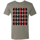 T-Shirts Venetian Grey / Small Deadpool Argyle Men's Triblend T-Shirt