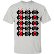 T-Shirts Ash / Small Deadpool Argyle T-Shirt
