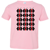 T-Shirts Pink / 2T Deadpool Argyle Toddler Premium T-Shirt