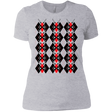 T-Shirts Heather Grey / X-Small Deadpool Argyle Women's Premium T-Shirt