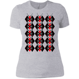 T-Shirts Heather Grey / X-Small Deadpool Argyle Women's Premium T-Shirt