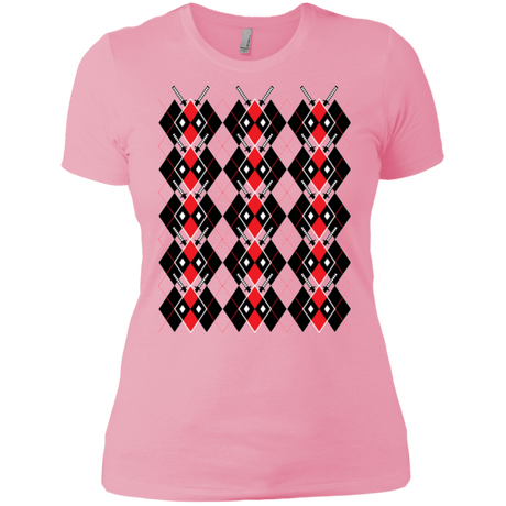 T-Shirts Light Pink / X-Small Deadpool Argyle Women's Premium T-Shirt