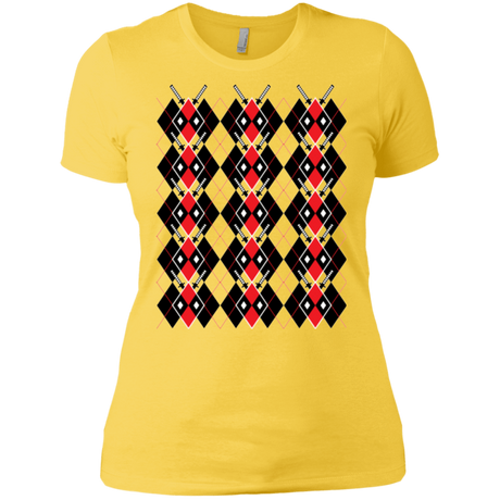 T-Shirts Vibrant Yellow / X-Small Deadpool Argyle Women's Premium T-Shirt