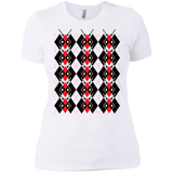 T-Shirts White / X-Small Deadpool Argyle Women's Premium T-Shirt