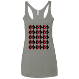 T-Shirts Venetian Grey / X-Small Deadpool Argyle Women's Triblend Racerback Tank