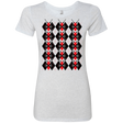 T-Shirts Heather White / Small Deadpool Argyle Women's Triblend T-Shirt