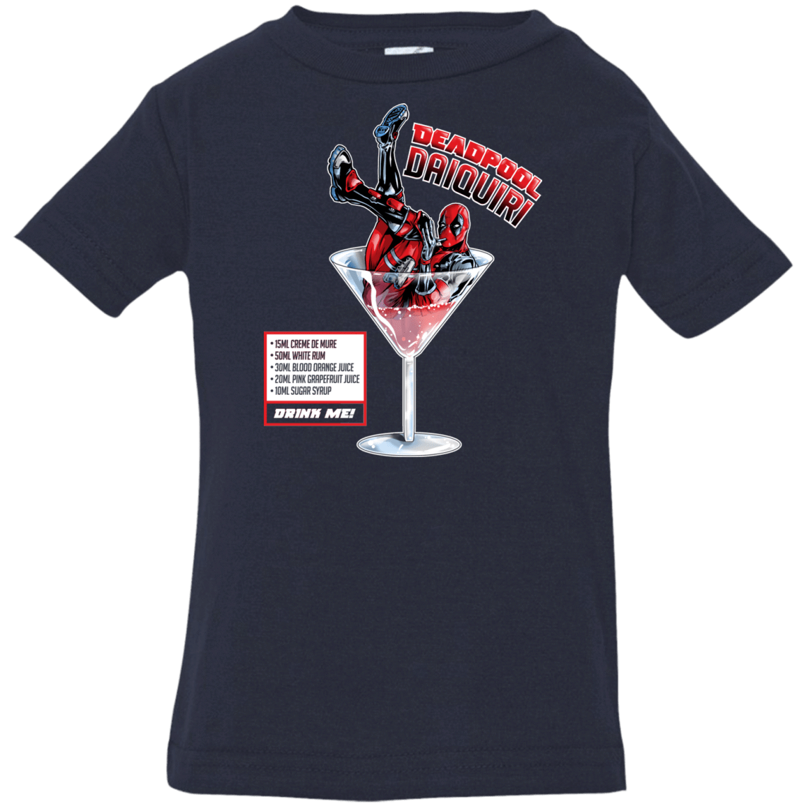 T-Shirts Navy / 6 Months Deadpool Daiquiri Infant Premium T-Shirt