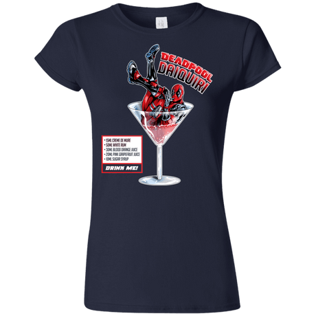 T-Shirts Navy / S Deadpool Daiquiri Junior Slimmer-Fit T-Shirt