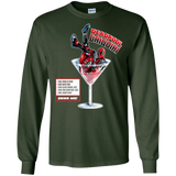 T-Shirts Forest Green / S Deadpool Daiquiri Men's Long Sleeve T-Shirt