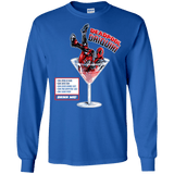 T-Shirts Royal / S Deadpool Daiquiri Men's Long Sleeve T-Shirt