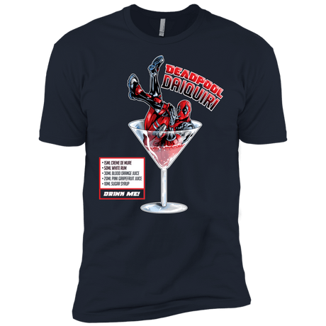 T-Shirts Midnight Navy / X-Small Deadpool Daiquiri Men's Premium T-Shirt
