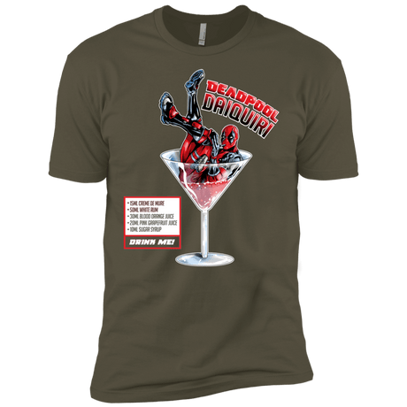 T-Shirts Military Green / X-Small Deadpool Daiquiri Men's Premium T-Shirt