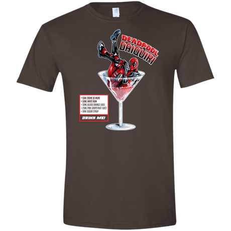 T-Shirts Dark Chocolate / S Deadpool Daiquiri Men's Semi-Fitted Softstyle