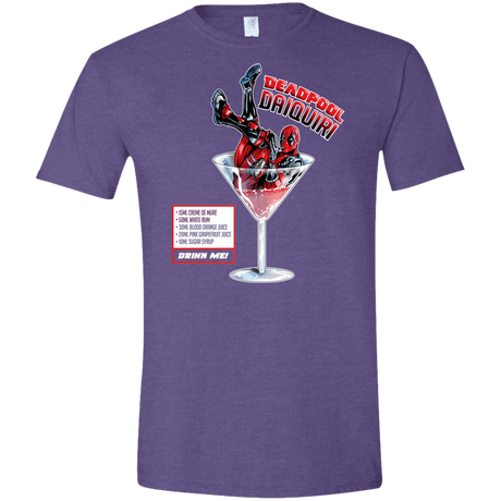 T-Shirts Heather Purple / S Deadpool Daiquiri Men's Semi-Fitted Softstyle