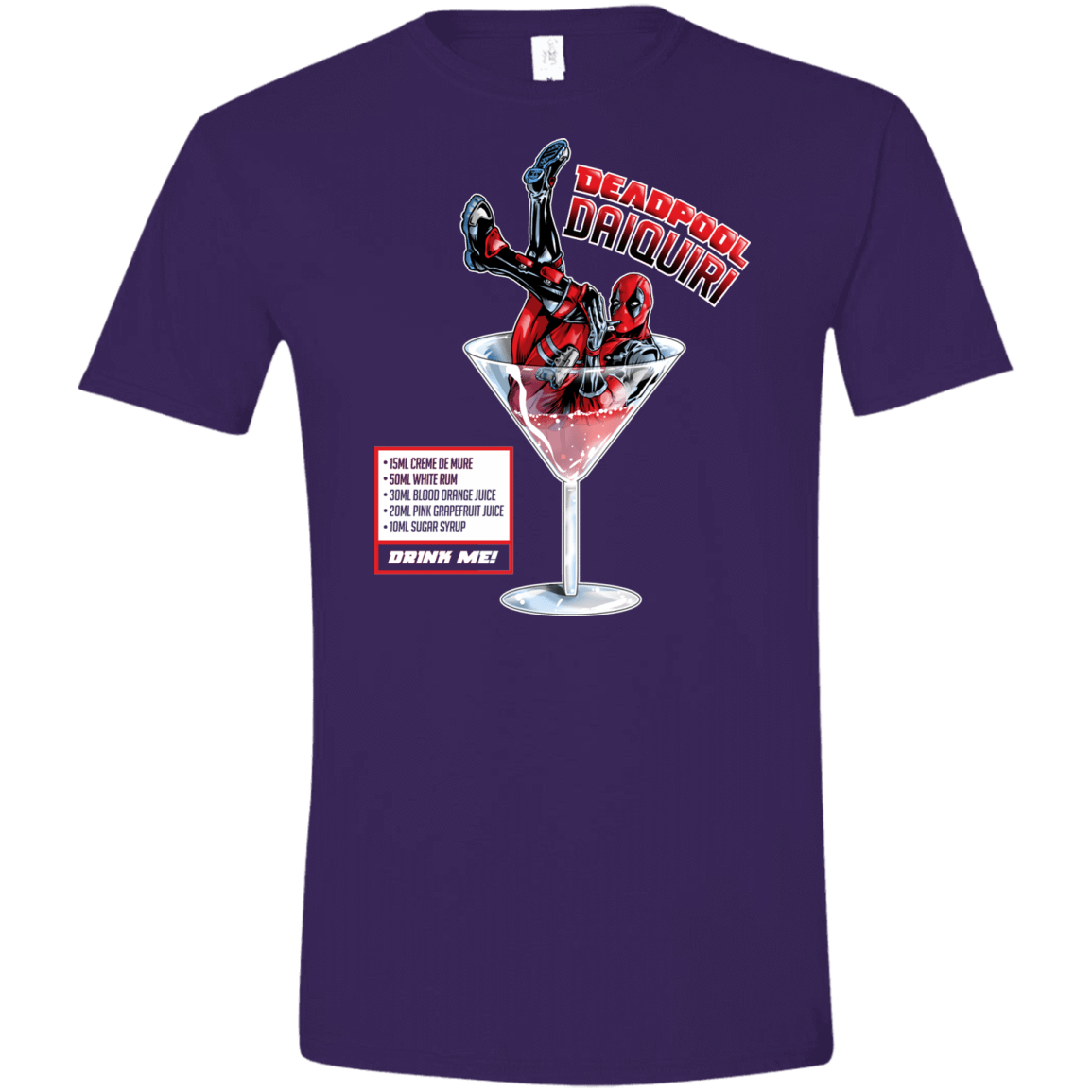 T-Shirts Purple / S Deadpool Daiquiri Men's Semi-Fitted Softstyle