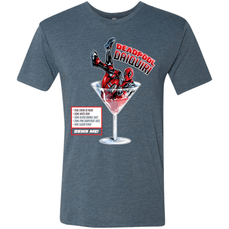 T-Shirts Indigo / S Deadpool Daiquiri Men's Triblend T-Shirt