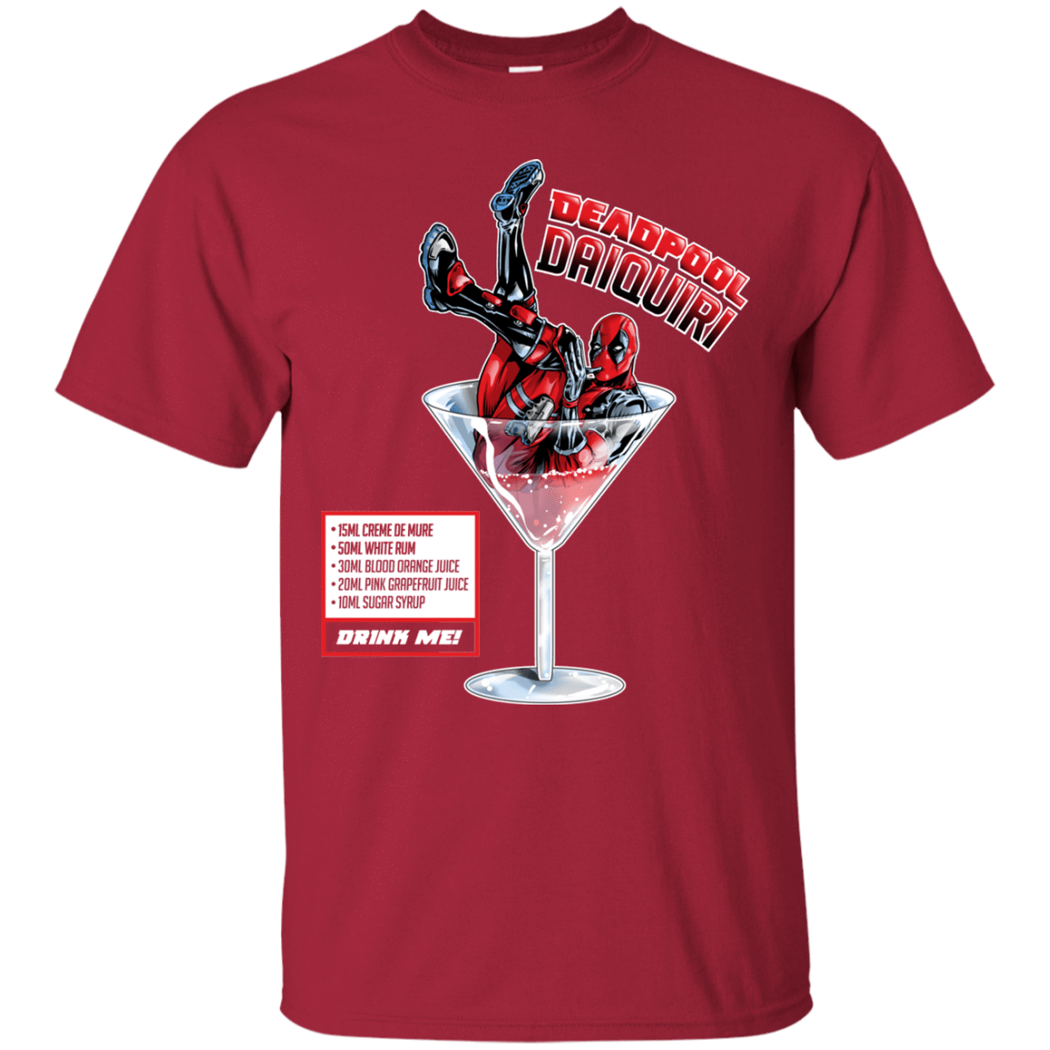 T-Shirts Cardinal / S Deadpool Daiquiri T-Shirt
