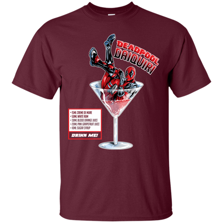 T-Shirts Maroon / S Deadpool Daiquiri T-Shirt