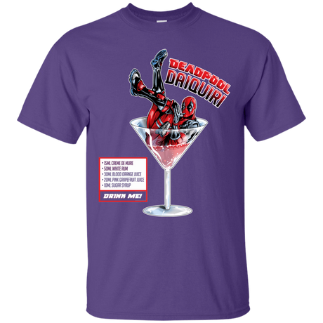 T-Shirts Purple / S Deadpool Daiquiri T-Shirt