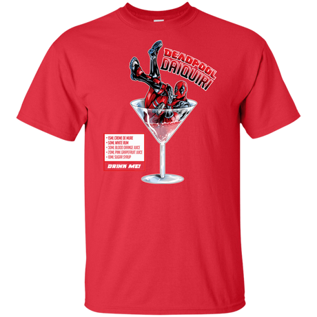 T-Shirts Red / XLT Deadpool Daiquiri Tall T-Shirt