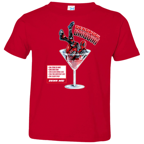 T-Shirts Red / 2T Deadpool Daiquiri Toddler Premium T-Shirt