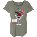 T-Shirts Venetian Grey / X-Small Deadpool Daiquiri Triblend Dolman Sleeve