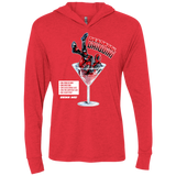 T-Shirts Vintage Red / X-Small Deadpool Daiquiri Triblend Long Sleeve Hoodie Tee