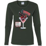 T-Shirts Forest / S Deadpool Daiquiri Women's Long Sleeve T-Shirt