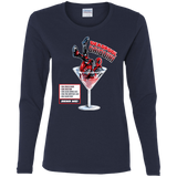 T-Shirts Navy / S Deadpool Daiquiri Women's Long Sleeve T-Shirt