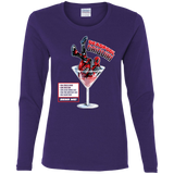 T-Shirts Purple / S Deadpool Daiquiri Women's Long Sleeve T-Shirt