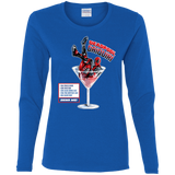 T-Shirts Royal / S Deadpool Daiquiri Women's Long Sleeve T-Shirt