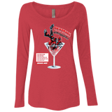 T-Shirts Vintage Red / S Deadpool Daiquiri Women's Triblend Long Sleeve Shirt