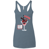 T-Shirts Indigo / X-Small Deadpool Daiquiri Women's Triblend Racerback Tank
