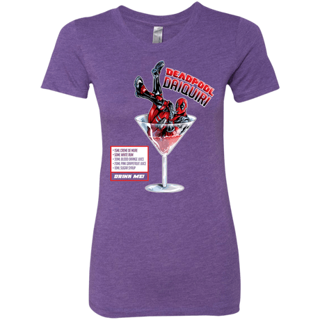 T-Shirts Purple Rush / S Deadpool Daiquiri Women's Triblend T-Shirt